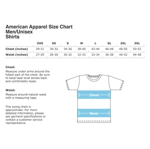 American apparel apple sales shirts